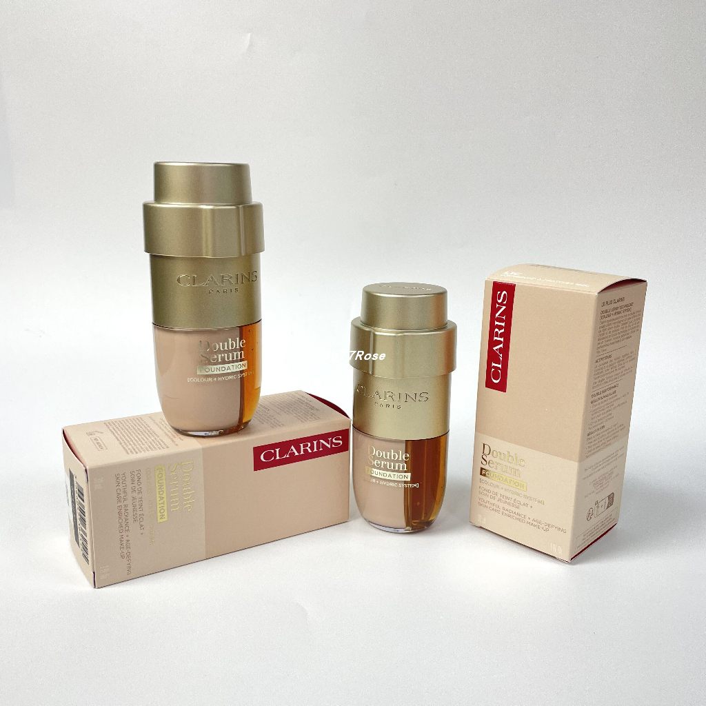 แท้💯ผลิตภัณฑ์ใหม่Clarins Double Serum Foundation 30ml มีสีและขนาดให้เลือก #L3N #L4N #L5N