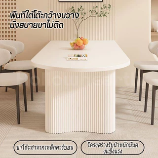 🔥พร้อมส่ง🔥โต๊ะกินข้าวกระเบื้องหินอ่อน โต๊ะอาหาร โต้ะกินข้าว เนื้อหินอ่อน 12 มม นั่งได้ 4-8คน โต๊ะครัวสไตล์สมัยใหม่ pkf