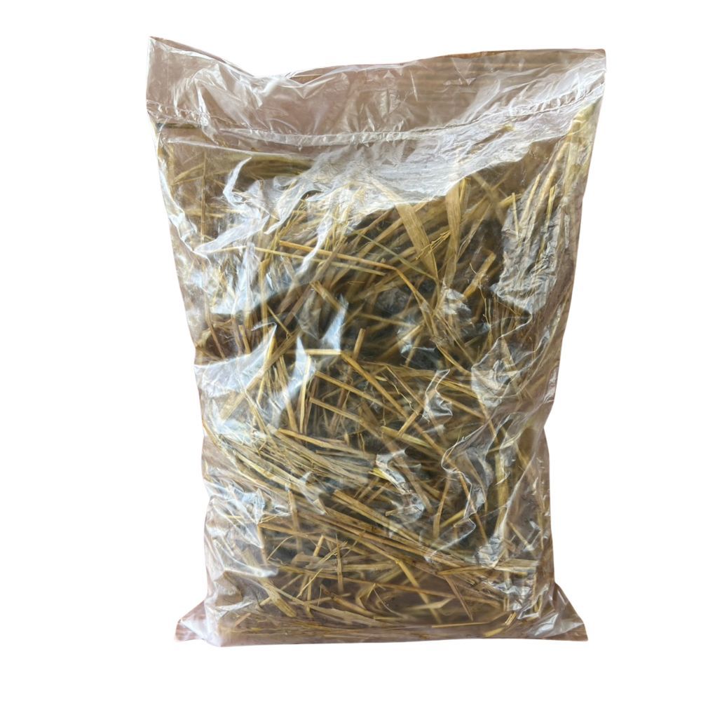 ฟางข้าวหมักจุลินทรีย์สังเคราะห์แสง 500g คลุมดิน เร่งย่อยสลาย เพิ่มจุลินทรีย์ดิน วี ฟาร์ม