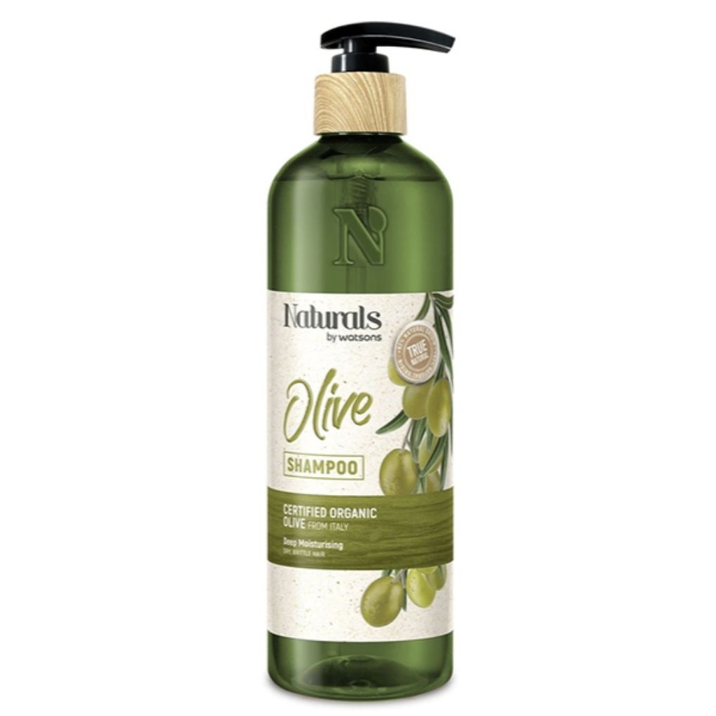 💚Naturals by Watsons Olive Shampoo 490ml.