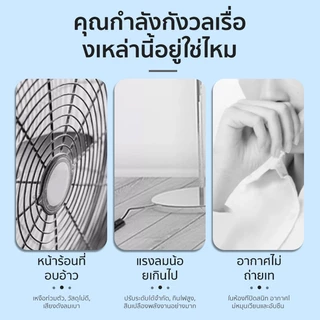 Guennola พัดลม 16 นิ้ว ผนัง แขวนผนังหัวสั่นได้ แขวนผนัง ปรับเกียร์ได้ 3 ระดับ 5 ใบพัด