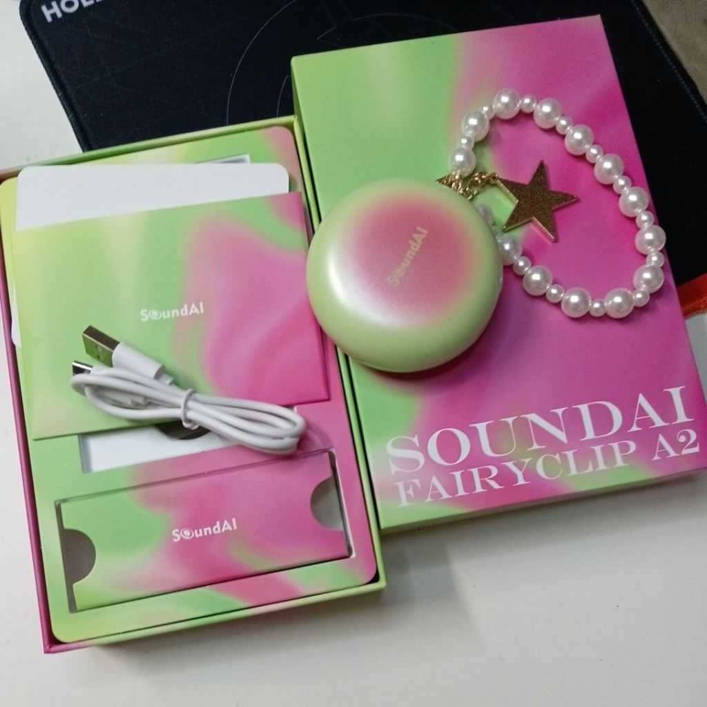 หูฟัง SoundAi FairyClip A2 แปลภาษาได้ ใหม่แกะถ่ายคอนเท็น ส่งไทย