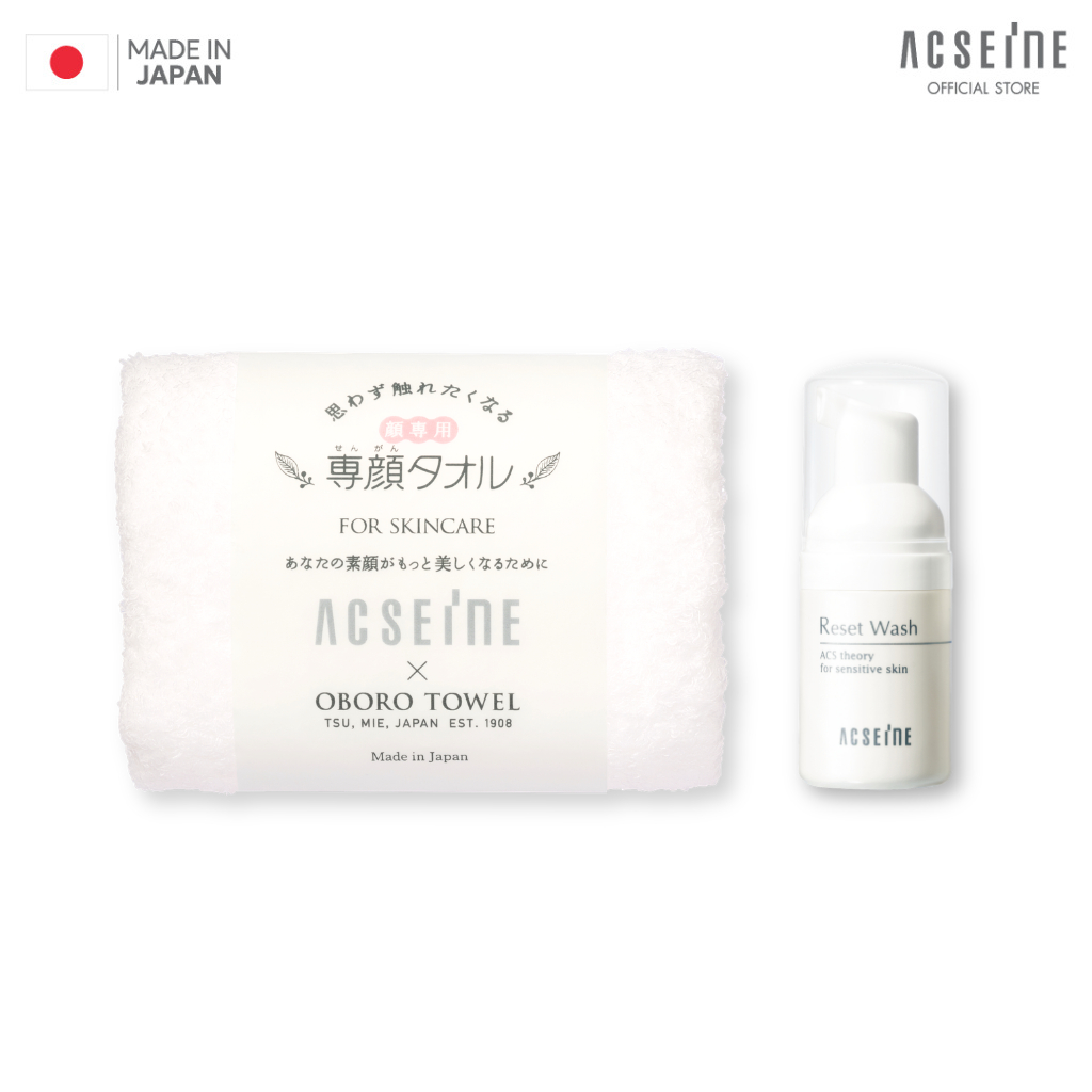 ACSEINE Oboro Towel และ Reset Wash 25ml (ของแถม)