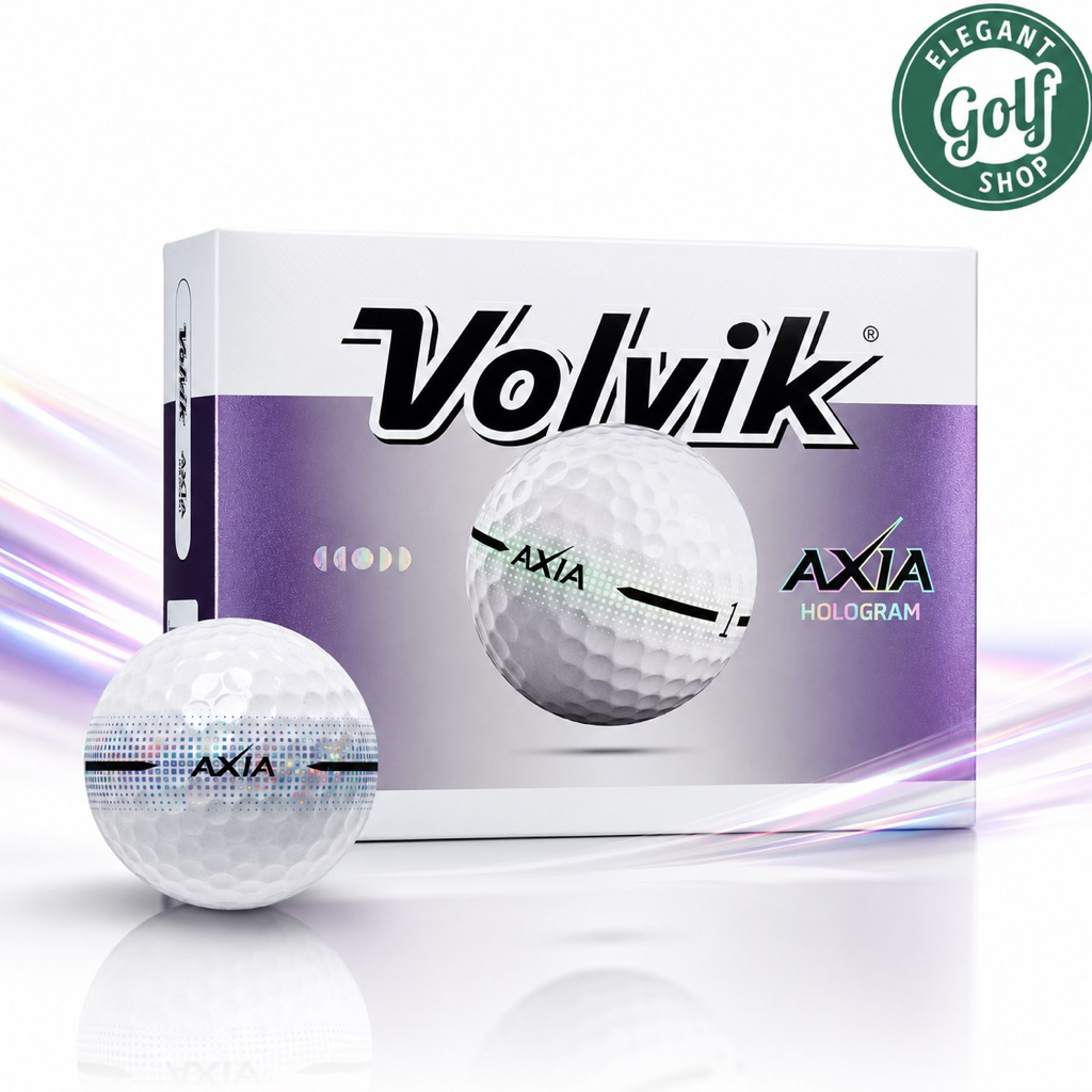 (ส่งไวที่สุดในช๊อปปี้)⛳️ลูกกอล์ฟVolvik AXIA HOLOGRAM  “ลูกกอล์ฟพรีเมียม 3 ชั้น พร้อมดีไซน์โฮโลแกรมสุดหรู