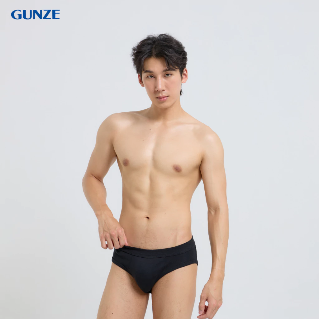 [Pack 3] GUNZE กุนเซ่ กางเกงในชาย สีดำ รุ่น GS5603