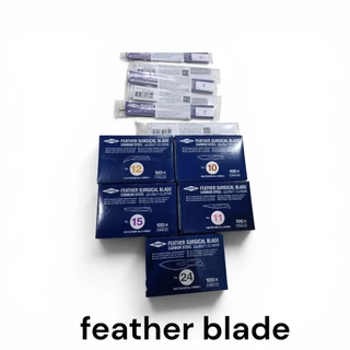 Feather blade handle for surgical 3,4,7 ด้ามมีดฟิชเจอร์ สแตนเลส..