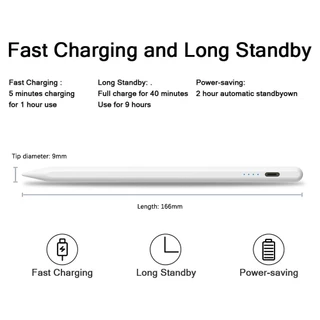 2026 อัพเกรด Universal Stylus Pen สำหรับอุปกรณ์ทั้งหมดรองรับ Apple / Android / Windows แท็บเล็ตสไตลัสปากกา