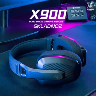 NUBWO หูฟังเกมมิ่ง 7.1 Virtual Surround หูฟังไร้สายเชื่อมต่อ Wireless Bluetooth รุ่น X900 รับประกัน 2 ปี