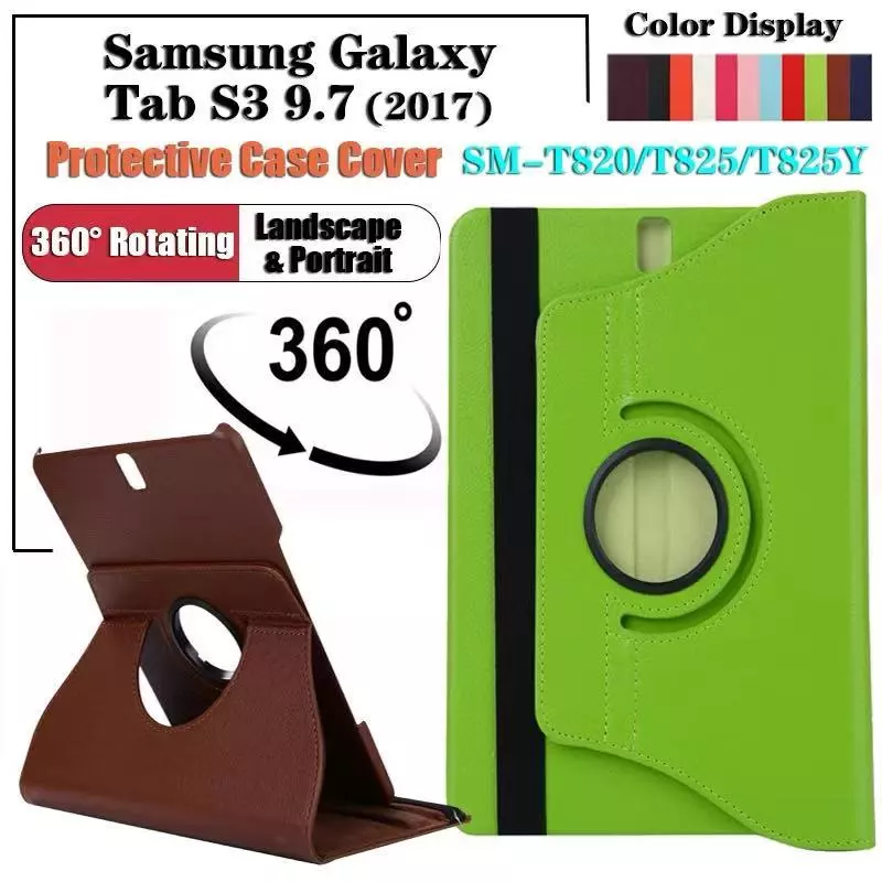 เคสหนังคุณภาพดี หมุนได้ 360 องศา เคส Case Samsung Tab S2 9.7 T815 / Tab S3 9.7 T825 / Tab S4 10,5 T835 เคสกันกระแทก
