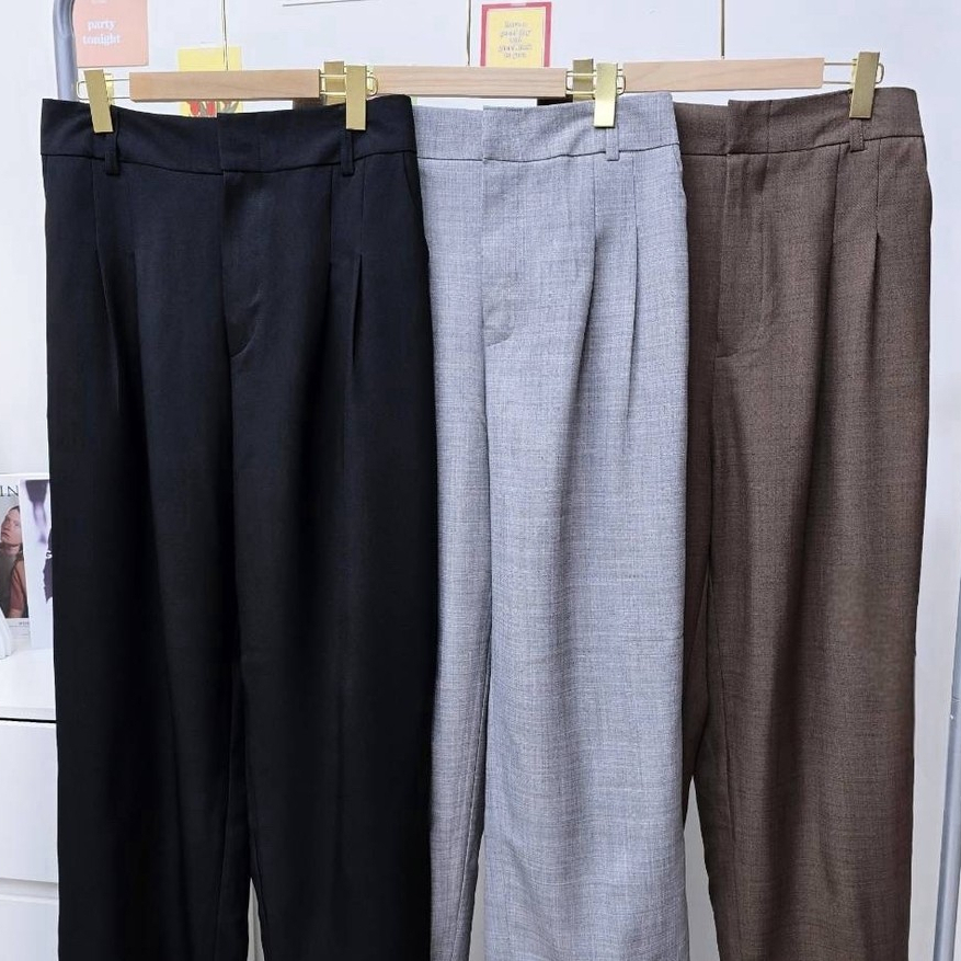 Snowy Long pants กางเกงขายาวทรงกระบอกเล็ก plussize