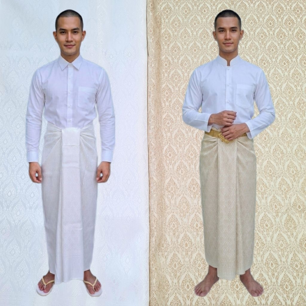 ผ้านุ่ง ผ้าถุง นุ่งบวชนาค เนื้อนิ่ม ใส่สบายไม่คัน สีไม่ตก ผ้าสบงนาค ผ้านุ่งอุปสมบท งานบวช #ชุดครุยนาค#ชุดบวชนาค #อุปสมบท