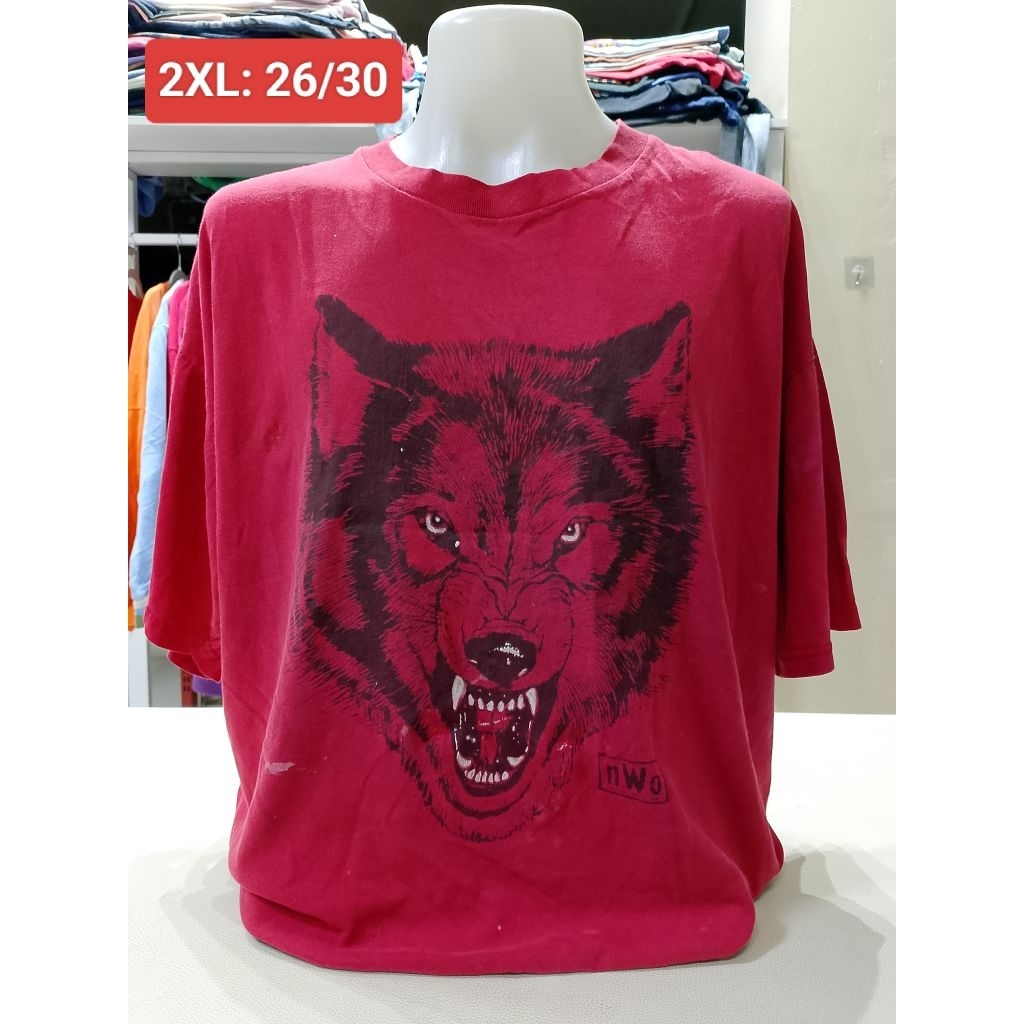 เสื้อวินเทจ เสื้อวง nWo: WolfPac 1998s (Size 2XL)