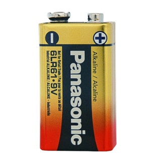 Panasonic 9V ถ่านอัลคาไลน์ ยกกล่อง ได้ 6 ก้อน 6LR61T/1B หมดอายุปี 2030