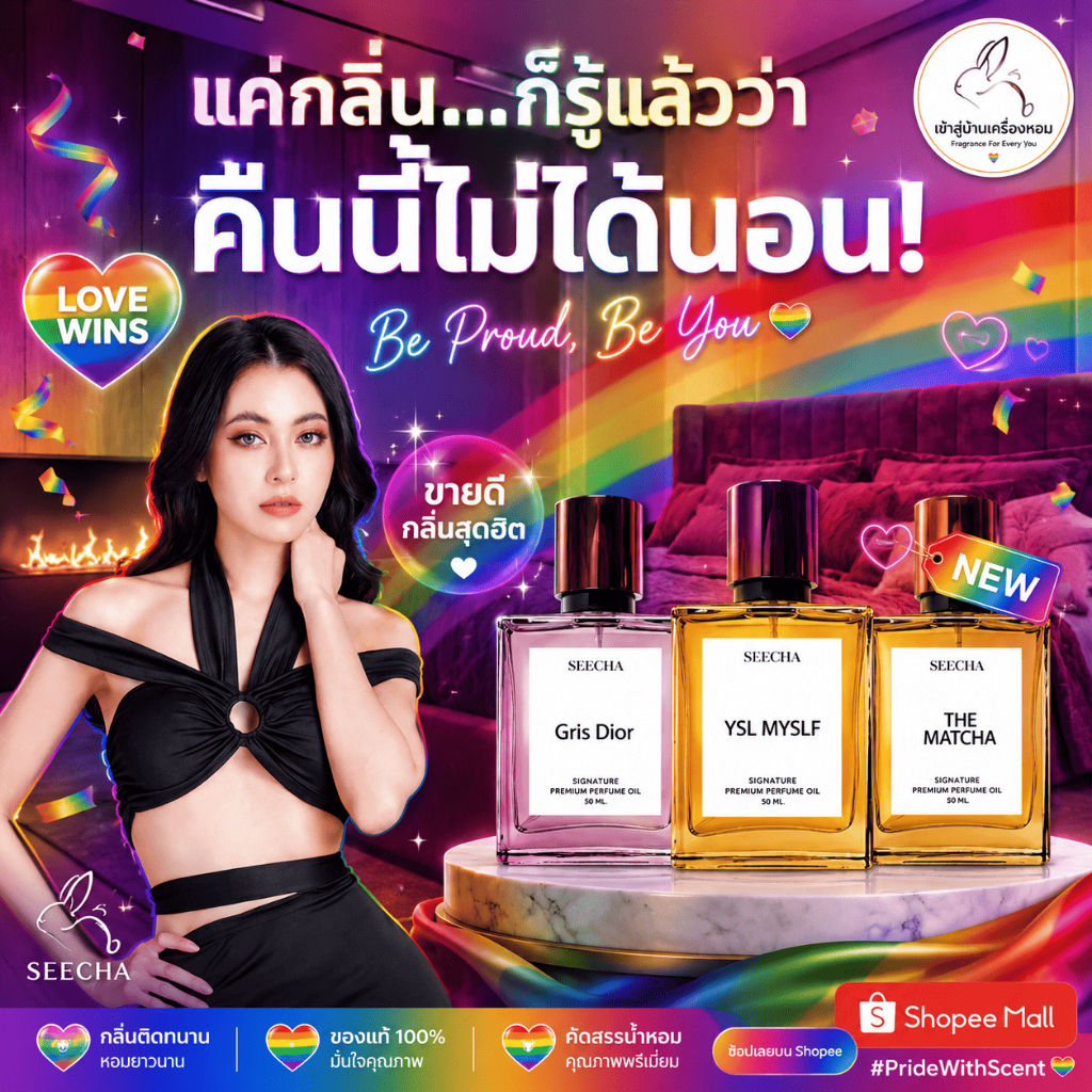 ⭐กลิ่นใหม่มาแล้วว!!⭐ น้ำหอมสีชา Seecha oil perfume ออยน้ําหอม สีชา seecha น้ําหอม seecha สีชาน้ำหอม
