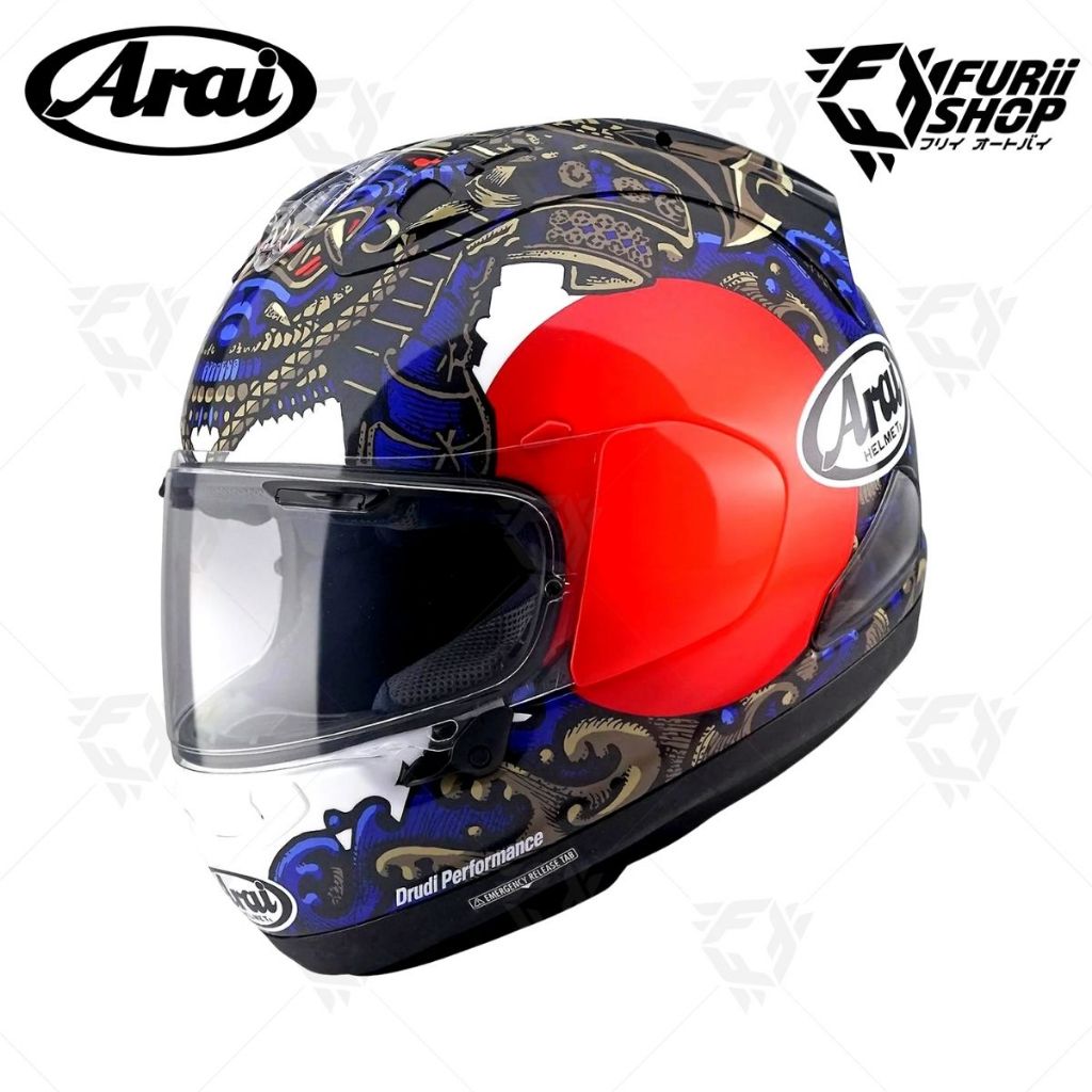 หมวกกันน็อค Arai RX-7V EVO SAMURAI หมวกกันน็อคแท้ศูนย์ไทย