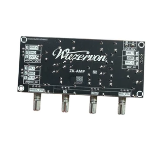 ปรีไมค์ ZK-AMP 2G(V.4)**ของแท้100%**(เสียไม่ดรอป) บอร์ดปรีไมค์ เอฟเฟ็กแท้ ปรับเสียงได้ 4 ช่อง ใช้ไฟ DC 6-28V(พร้อมส่ง)