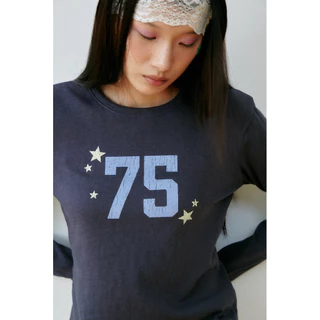 ROUTH 75 เสื้อยืดแขนยาว