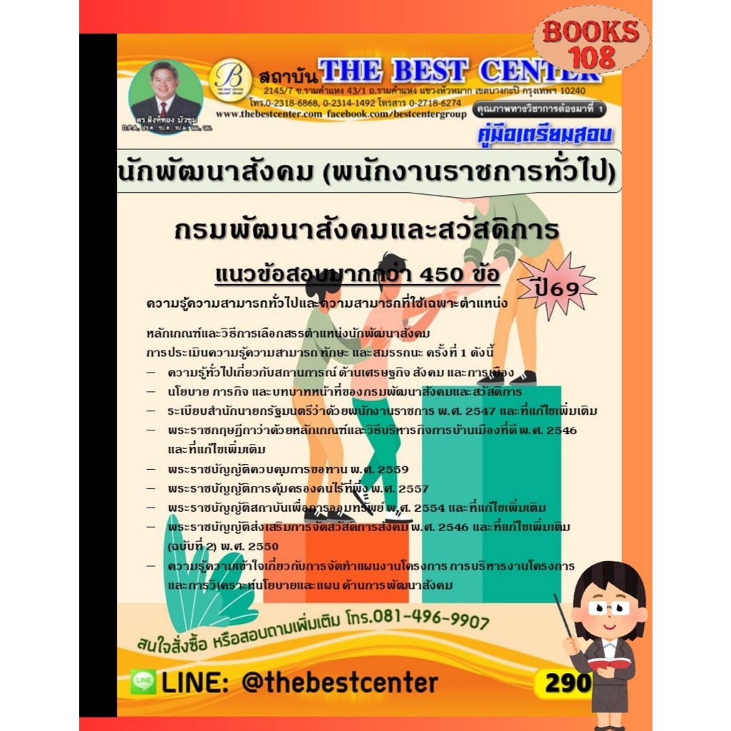 คู่มือเตรียมสอบนักพัฒนาสังคม (พนักงานราชการทั่วไป) กรมพัฒนาสังคมและสวัสดิการ ปี 69