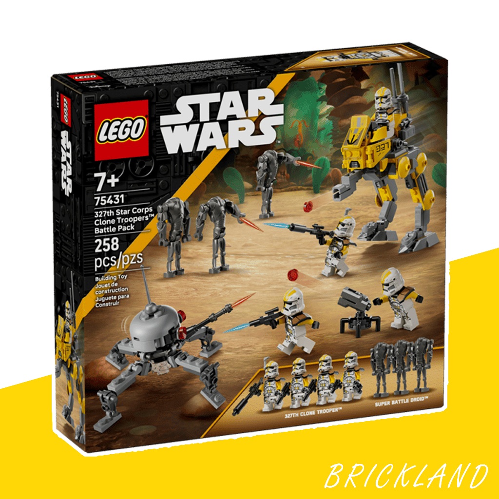 LEGO Star Wars 75431 327th Star Corps Clone Troopers Battle Pack ของแท้ 100%
