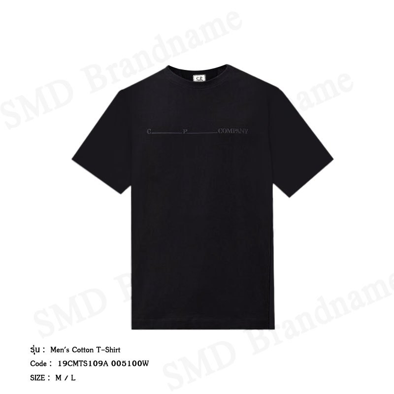 C.P. Company เสื้อยืดคอกลมผู้ชาย รุ่น Men's Cotton T-Shirt Code: 19CMTS109A 005100W
