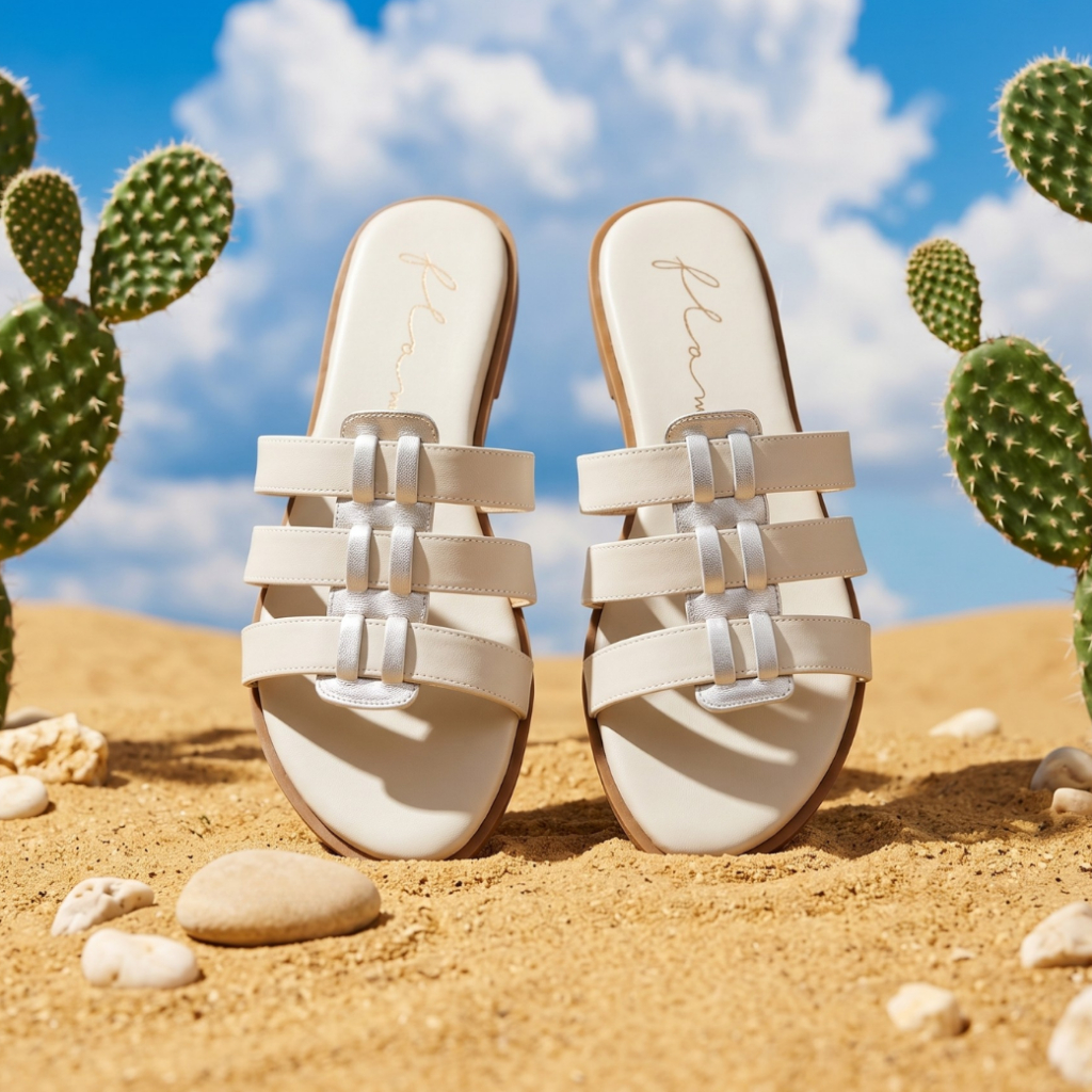 HaloBangkok รองเท้า Sandals หนังไมโครไฟเบอร์ รุ่น LA4313