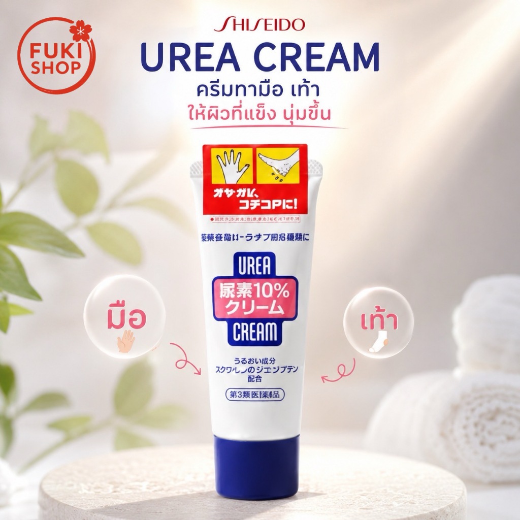 ครีมบำรุงมือและเท้า Shiseido Urea 10% สำหรับผิวแห้งกร้าน ขนาด 60 กรัม