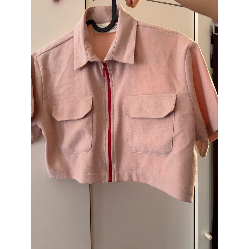 ส่งต่อเสื้อครอป freckled market size m