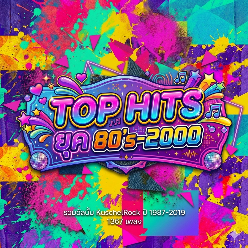 USB MP3 Flash Drive แฟลชไดร์ฟ ชุดที่ 15 เพลงสากล Top Hits เพราะ ๆ ตลอดกาล ยุค 80's-2000 (1,367 เพลง)