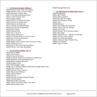 USB MP3 Flash Drive แฟลชไดร์ฟ เพลงสากล เก่าๆ Oldies ยุค 70's 80's 90's Vol.1 (467 เพลง) สารบัญเพลงอยู่ในรูปด้านล่าง