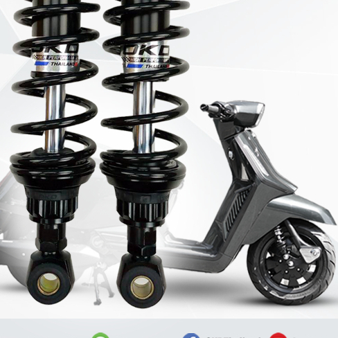 โช๊คหน้าใส่ Lambretta X300 รุ่น AdvancePlus โช๊คOKD