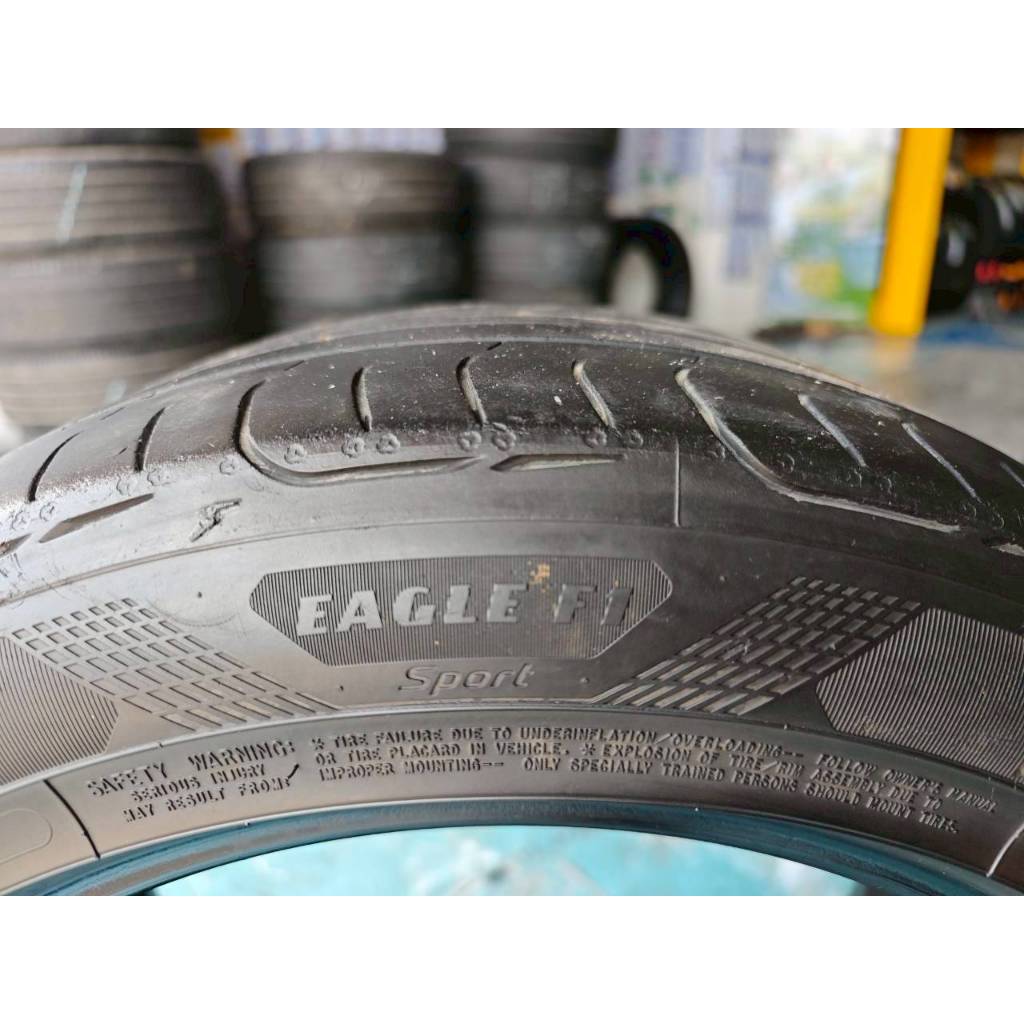ยางเปอร์เซ็นต์ ยางมือสอง Goodyear ขนาด 195 55 R15 ปี21 ราคา 181 บาท