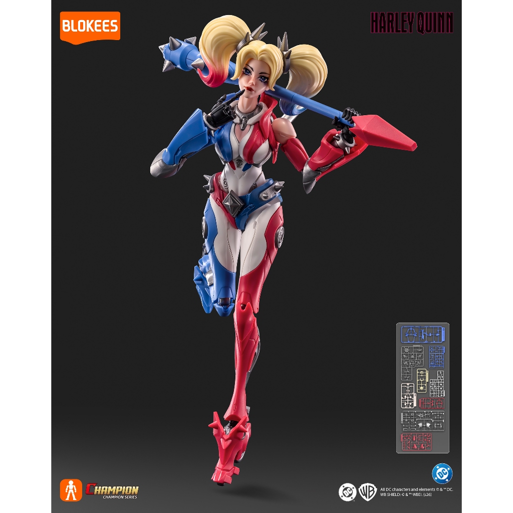 Champion Class 04 - Harley Quinn DC 75674(Blokees)แชมเปียน คลาส ซีโร่ โฟร์ - ฮาร์ลีย์ ควินน์(บล็อกคีส์)