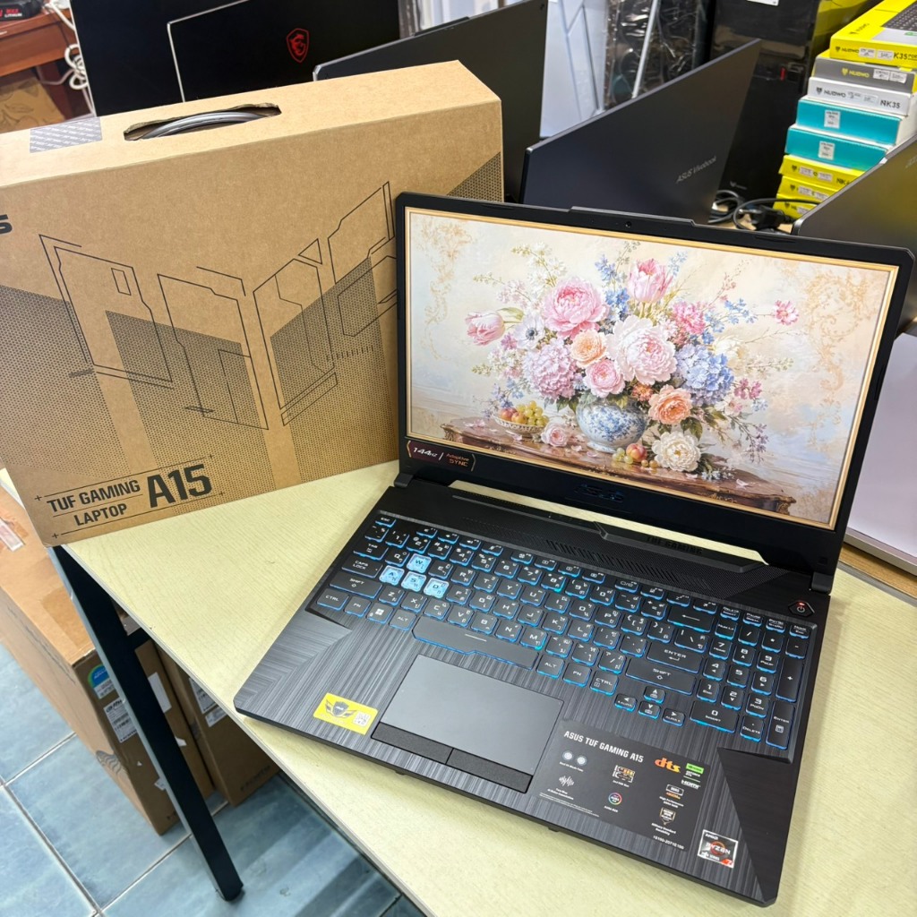 ASUS  TUF  GAMING  A15  FA506NCG - HN184W  ประกันศูนย์ Onsite  27/11/2027  สภาพภายนอก  99%  ประสิทธิ