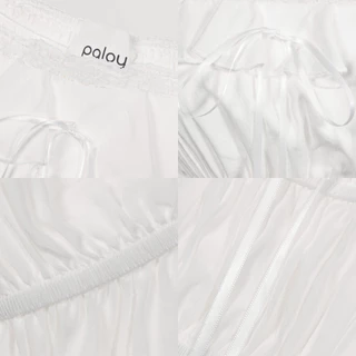 Paloy - PL2352 Sweetheart Top เสื้อแขนพองสม็อคหน้าอก เอวเข้ารูปแต่งระบายชาย (Known By Heart)