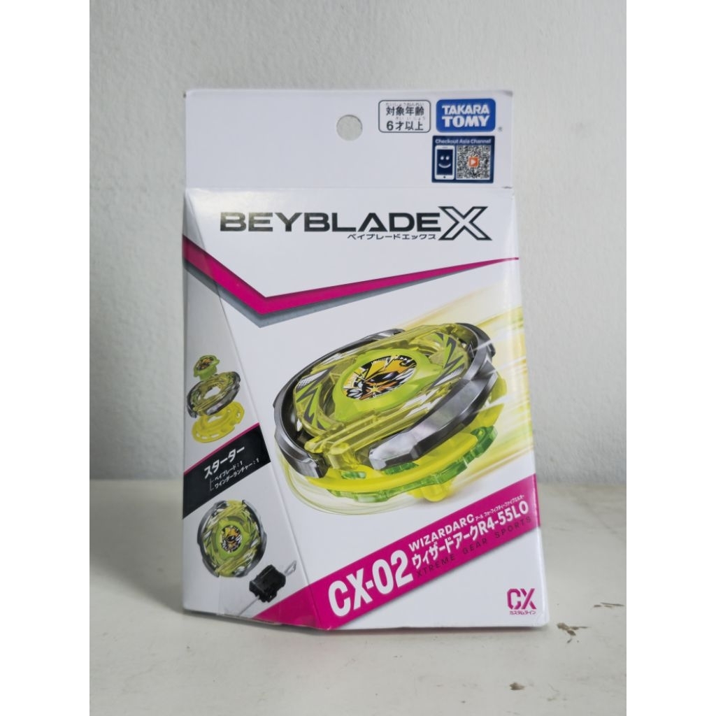 BEYBLADE X : CX-02 Starter Wizard Arc R4-55LO [Lot HK]