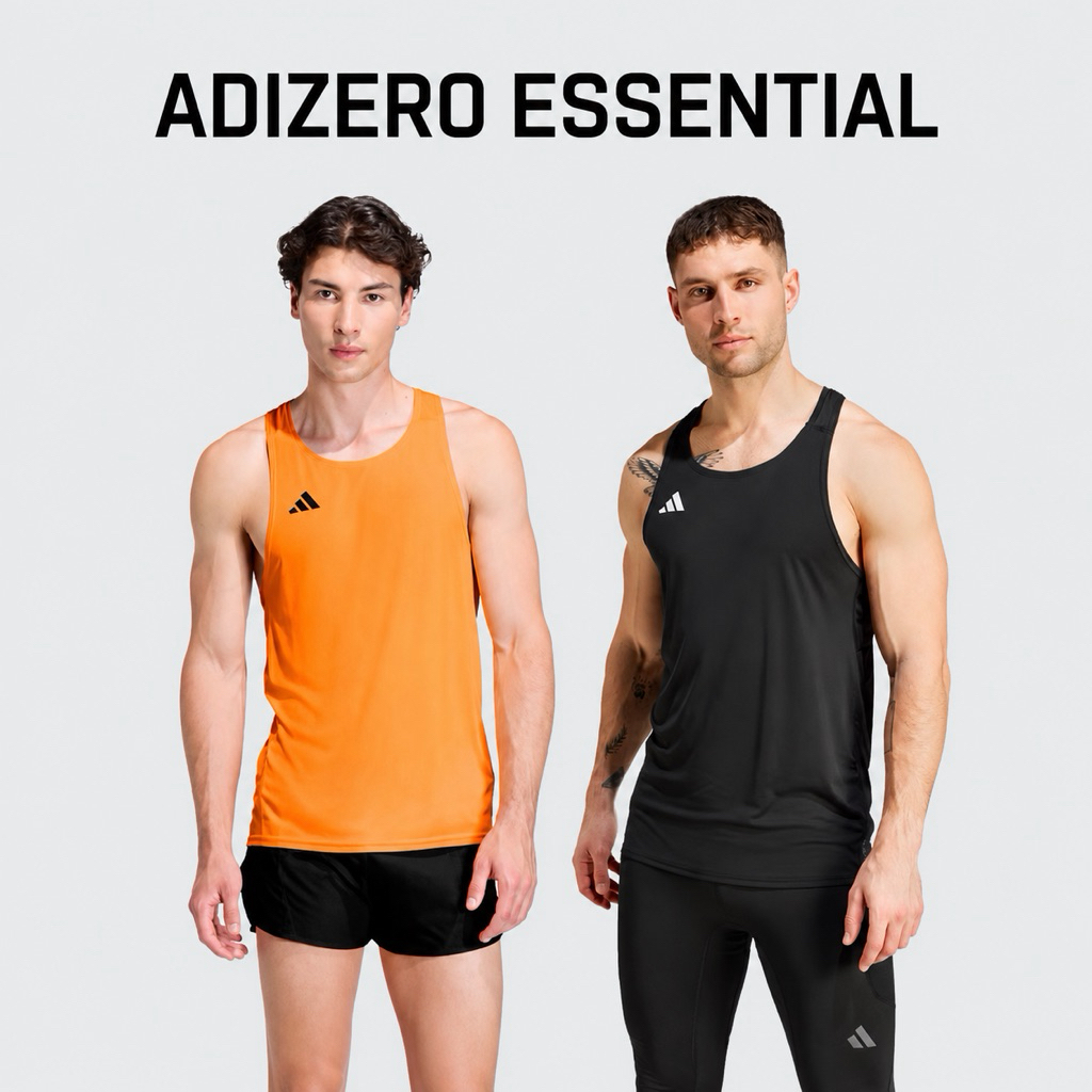 เสื้อกล้ามสำหรับวิ่ง adizero essential  🟠⚫️ 📌ตัวรอง ผ้าลื่นแห้งไว