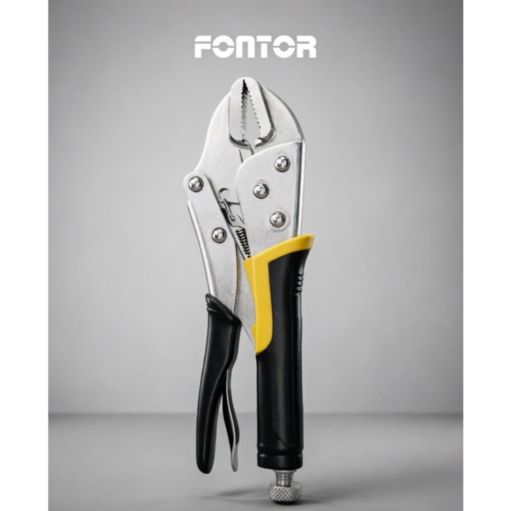 คีมล็อคปากตรง คีมล็อคปากตรง 10 นิ้ว คีมล็อคFONTOR แข็งแรงทนทาน ของแท้100% รับประกันสินค้า พร้อมส่ง
