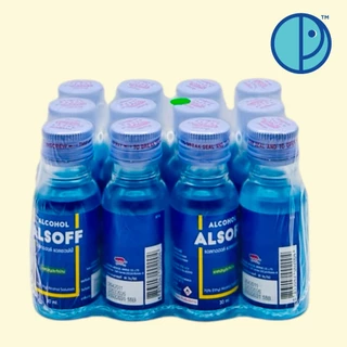 (ยกแพค 12 ขวด x 30 ml.) Alcohol ALSOFF แอลกอฮอล์ แอลซอฟฟ์ 70% Ethly Alcohol Solution
