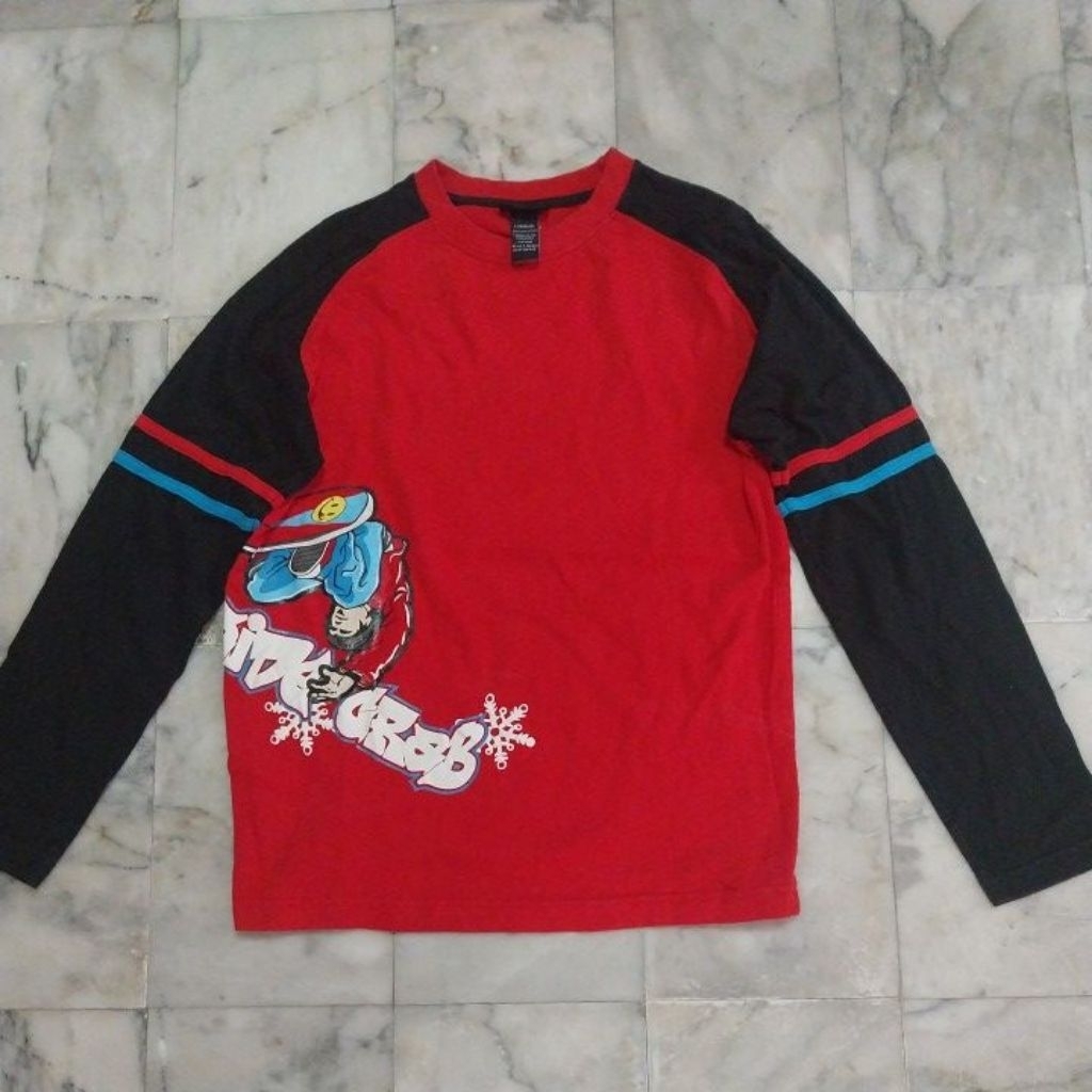 เสื้อยืดแขนยาว แนวสเก็ตบอร์ด JOE BOXER แท้ มือสอง สภาพดี ของพร้อมส่งครับ