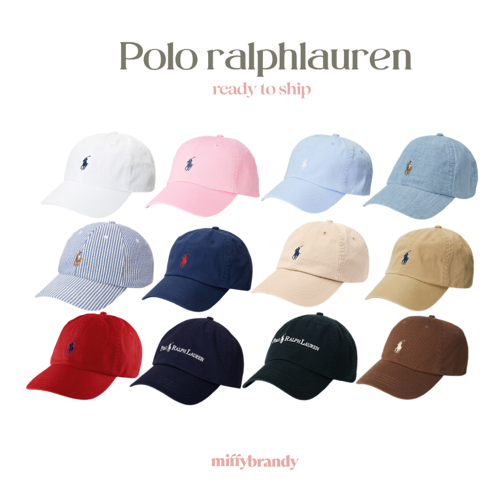 มีส่งด่วน⚡️The Iconic Cotton Chino Ball Cap | หมวก polo ralphlauren |  ของแท้ 100% 🇺🇸