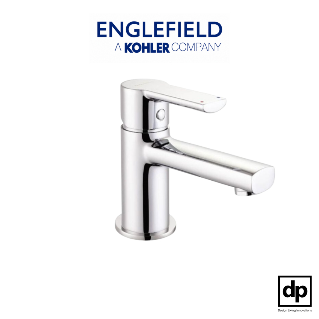 ENGLEFIELD ก๊อกผสมอ่างล้างหน้าแบบก้านโยก รุ่น โอเวีย สีโครเมียม รุ่น K-98079X-4-CP ของแท้