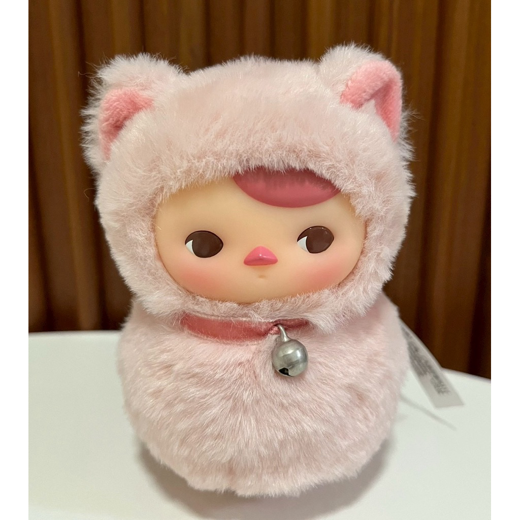 Pink Cat POPMART PUCKY Roly-Poly Kitty Series Vinyl Plush ตัวโชว์ พร้อมส่ง