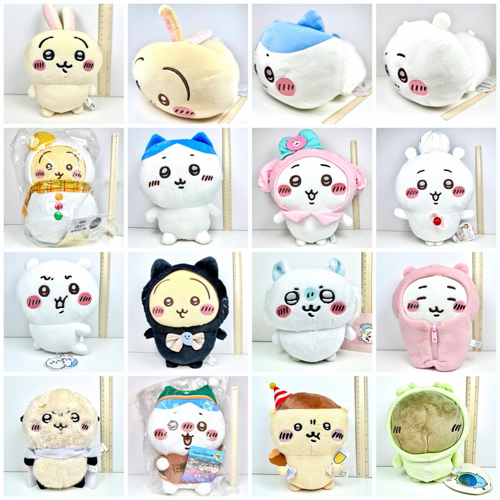 ของแท้ พร้อมส่ง ส่งไว ตุ๊กตา Chiikawa Usagi Hachiware Momonga Rakko Manju Shisa Furuhonya ลิขสิทธิ์