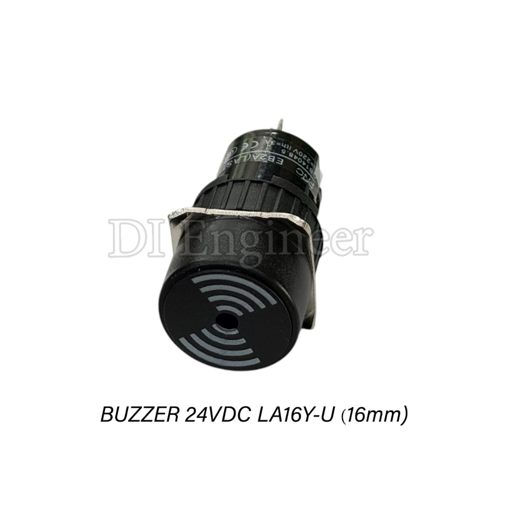PNC Buzzer บัซเซอร์เสียง LA16Y-U , LA16J-U 24V ขนาด 16mm