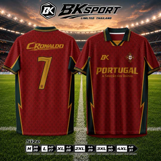 BKSPORTเสื้อกีฬาฟุตบอลแฟชั่นคอปก อก 38-52นิ้ว ดีไซต์ทันสมัย สวมใส่ได้ทั้งชาย-หญิง (TC690501)