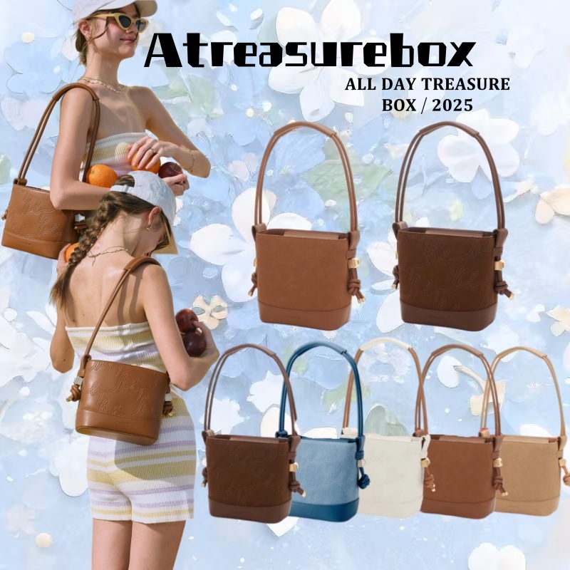 🔥พร้อมส่ง‼️ ของแท้100% Atreasurebox ALL DAY TREASURE BOX รุ่นฮิตแห่งปี กระเป๋าสะพายไหล่ M size/Mini + กระเป๋าสตางค์ผู้หญิง🍩🍫🪐