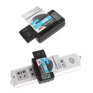 ที่ชาร์จแบตแบบหนีบ LCD อเนกประสงค์ ปรับระยะได้ USB-Port ที่ชาร์จแบตเตอรี่แบบหนีบสำหรับกล้องคอมแพค