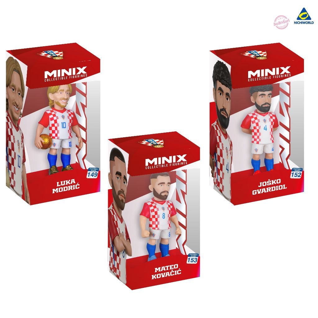 Minix Football World Cup Croatia 12 cm  รหัส  WC CROATIA