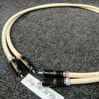 สายสัญญาณ RCA WBT Audio Cable หัวแจ็คแบบขันล็อค แบบ 2 เส้น ให้เสียงสด สะอาด เต็มอิ่มในทุกย่านเสียง