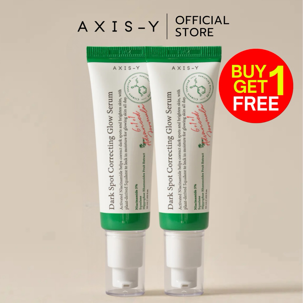 [ 1 แถม 1 ] AXIS-Y Dark Spot Correcting Glow Serum 50 ml. ดาร์ก สปอต คอร์เรคติ้ง โกลว์ เซรั่ม